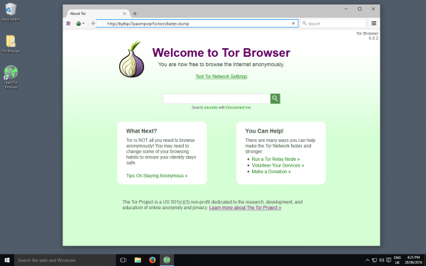 Downloading a File with the Tor Browser